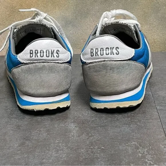 Brooks Vanguard Blue/Grey/White Women's Retro Style Sneakers Size 9 - Picture 7 of 16